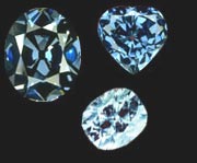 Blaue Diamanten